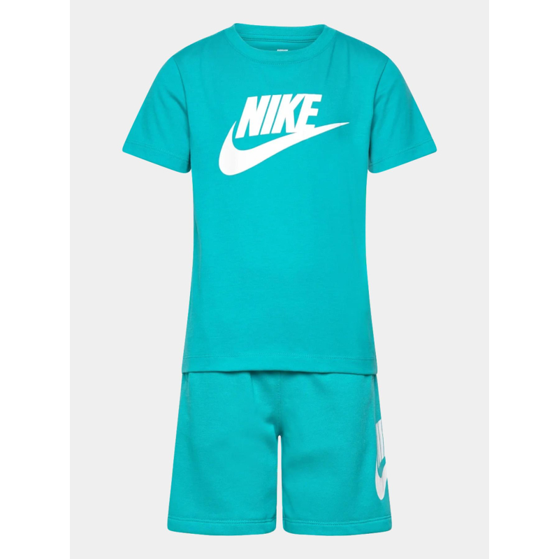 Ensemble t-shirt et short club turquoise enfant - Nike