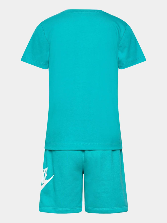Ensemble t-shirt et short club turquoise enfant - Nike