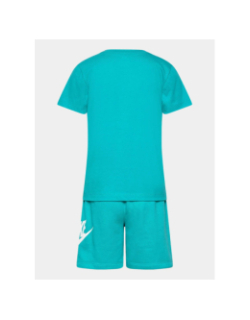 Ensemble t-shirt et short club turquoise enfant - Nike