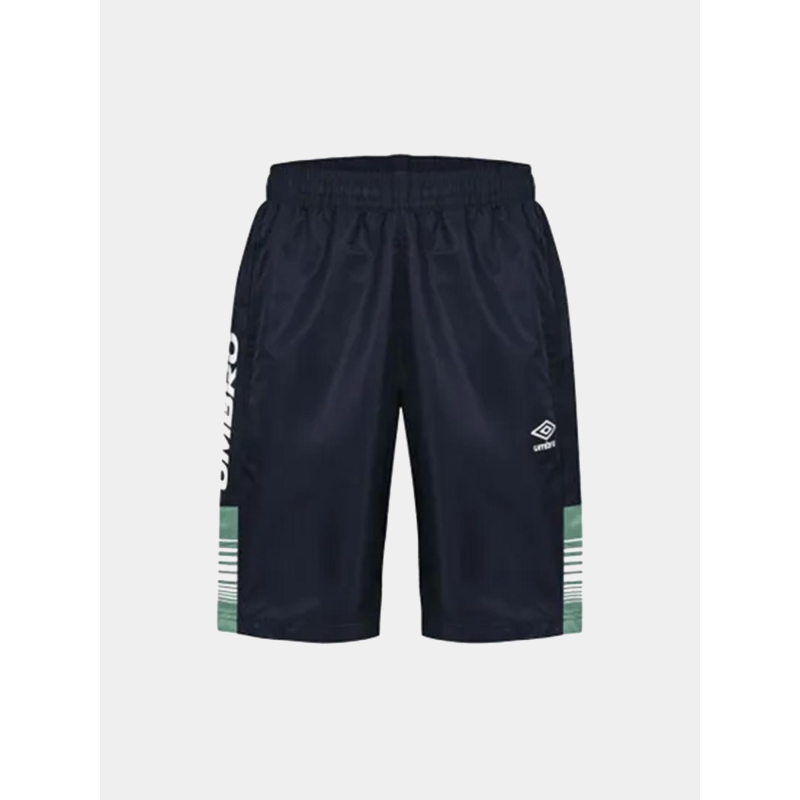Short de sport bleu nuit et vert homme - Umbro