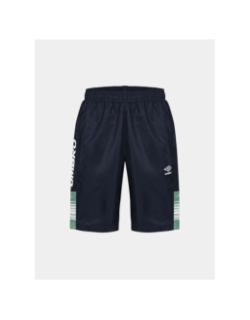 Short de sport bleu nuit et vert homme - Umbro