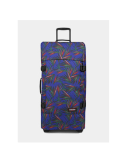 Valise à roulettes tanverz l à motif feuillage bleu marine - Eastpak
