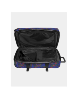 Valise à roulettes tanverz l à motif feuillage bleu marine - Eastpak