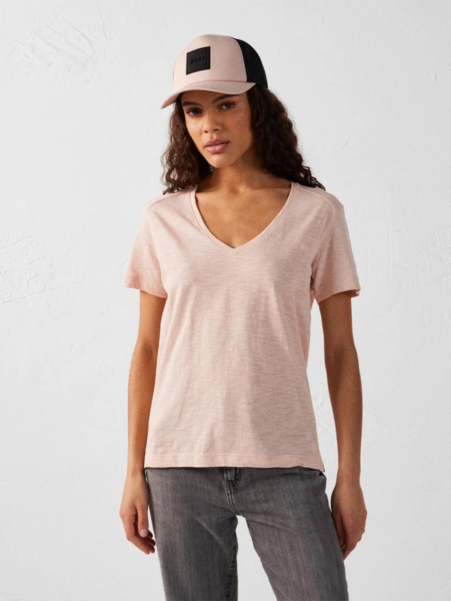 T-shirt à manches courtes sonia rose femme - JOTT