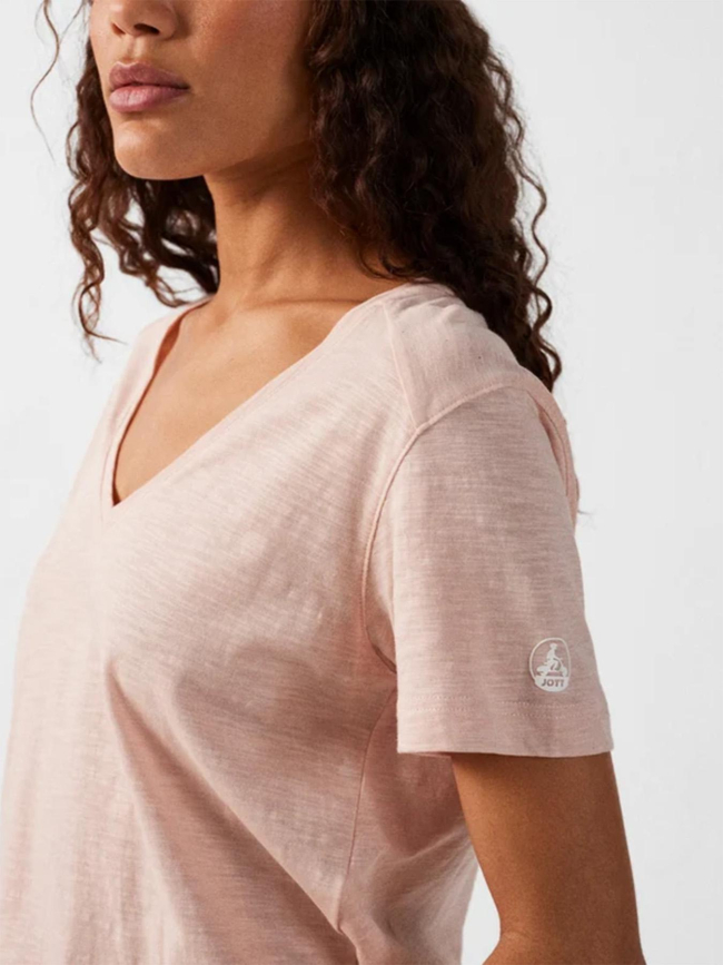 T-shirt à manches courtes sonia rose femme - JOTT