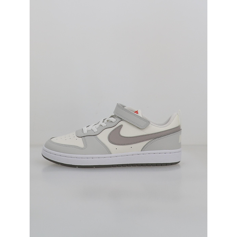 Baskets court borough recraft ps gris blanc enfant - Nike