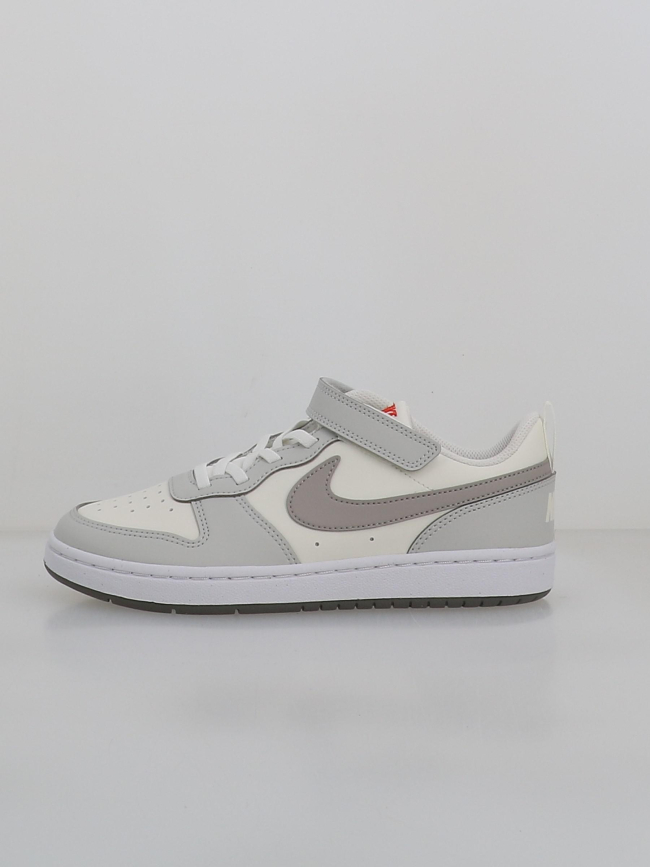 Baskets court borough recraft ps gris blanc enfant - Nike