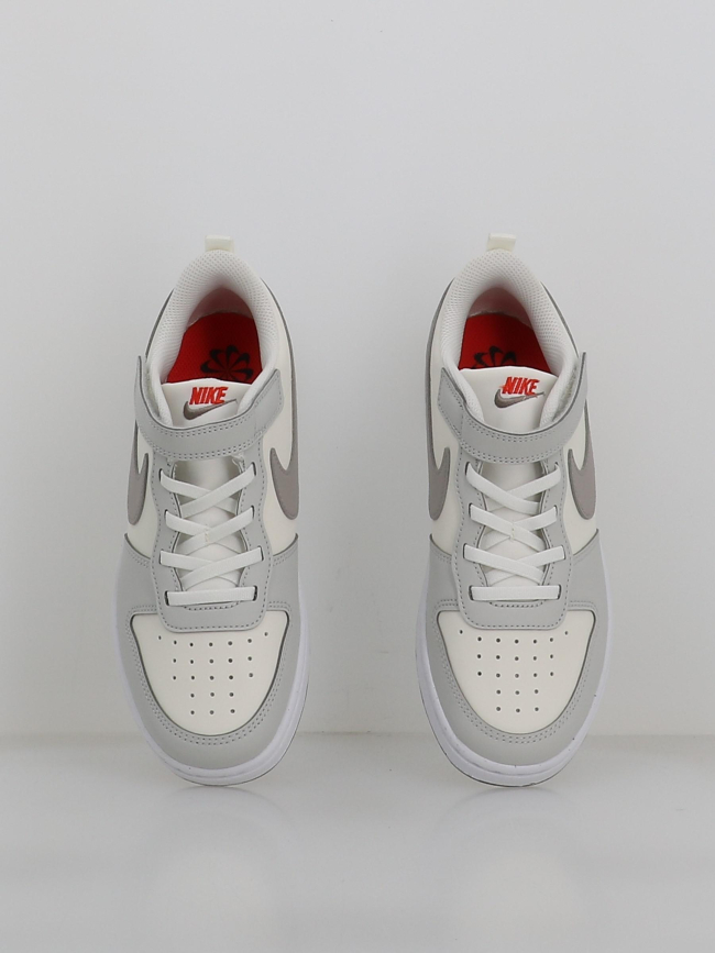 Baskets court borough recraft ps gris blanc enfant - Nike