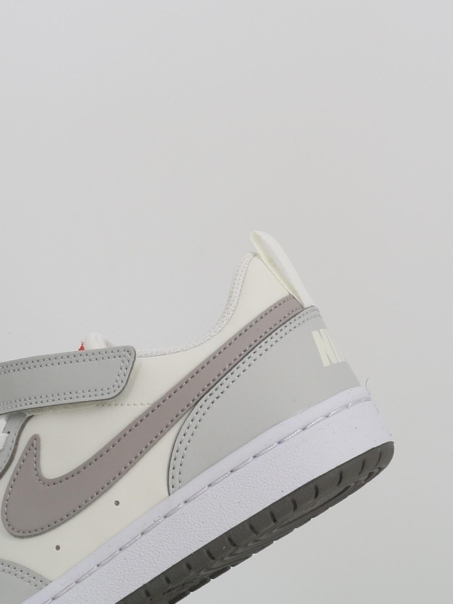 Baskets court borough recraft ps gris blanc enfant - Nike