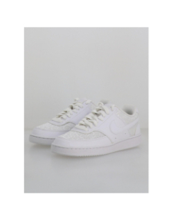 Baskets court vision effet dentelle blanc femme - Nike