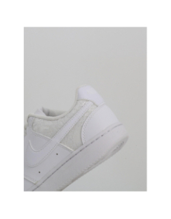Baskets court vision effet dentelle blanc femme - Nike