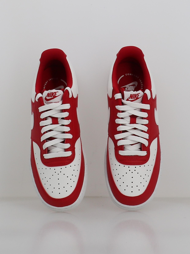 Baskets court vision rouge blanc homme - Nike