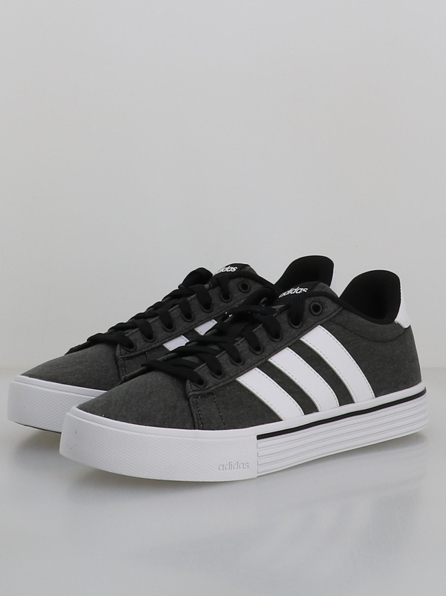 Baskets en tissu daily 4.0 gris anthracite - Adidas