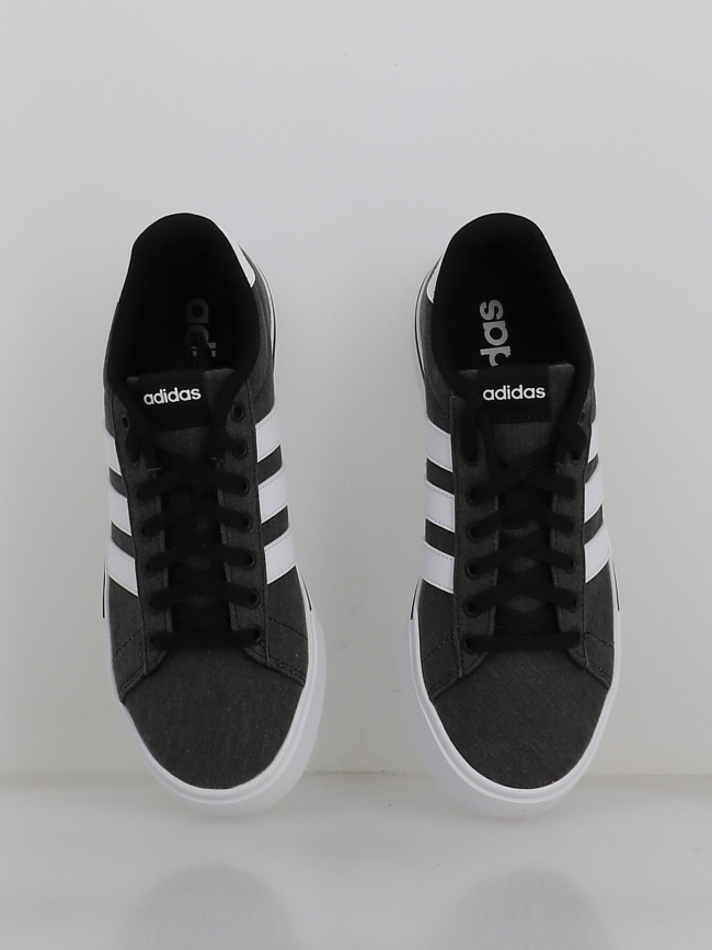 Baskets en tissu daily 4.0 gris anthracite - Adidas