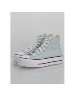 Converse chuck taylor all star lift plateforme gris clair femme