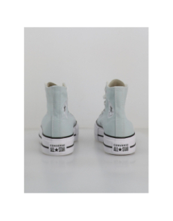 Converse chuck taylor all star lift plateforme gris clair femme