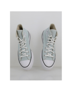 Converse chuck taylor all star lift plateforme gris clair femme