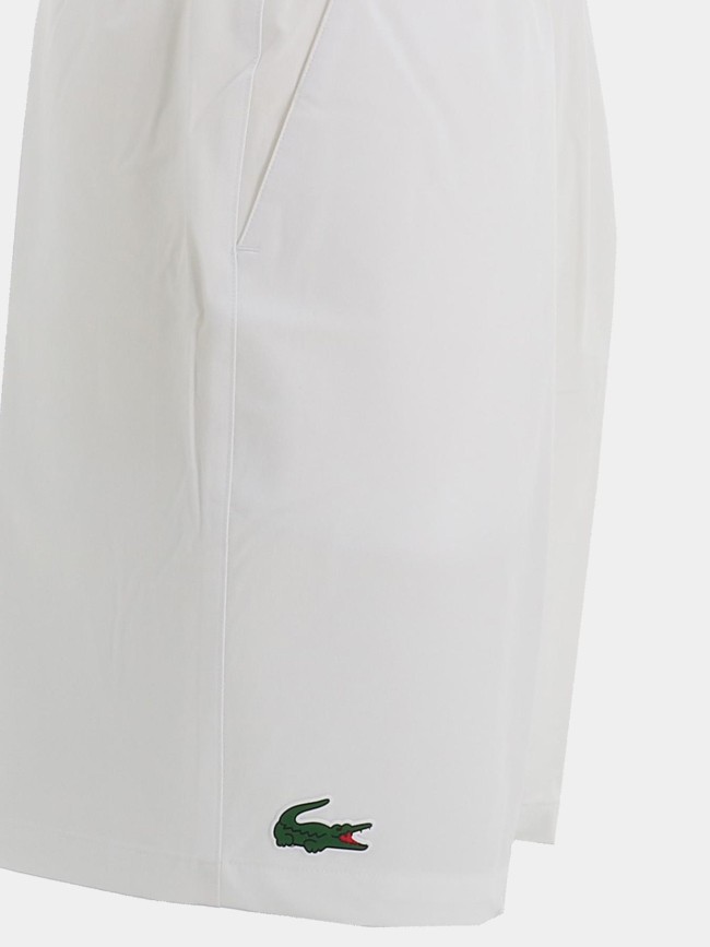 Short de sport blanc homme - Lacoste