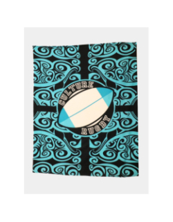 Serviette de plage arawak rugby bleu - Culture Sud