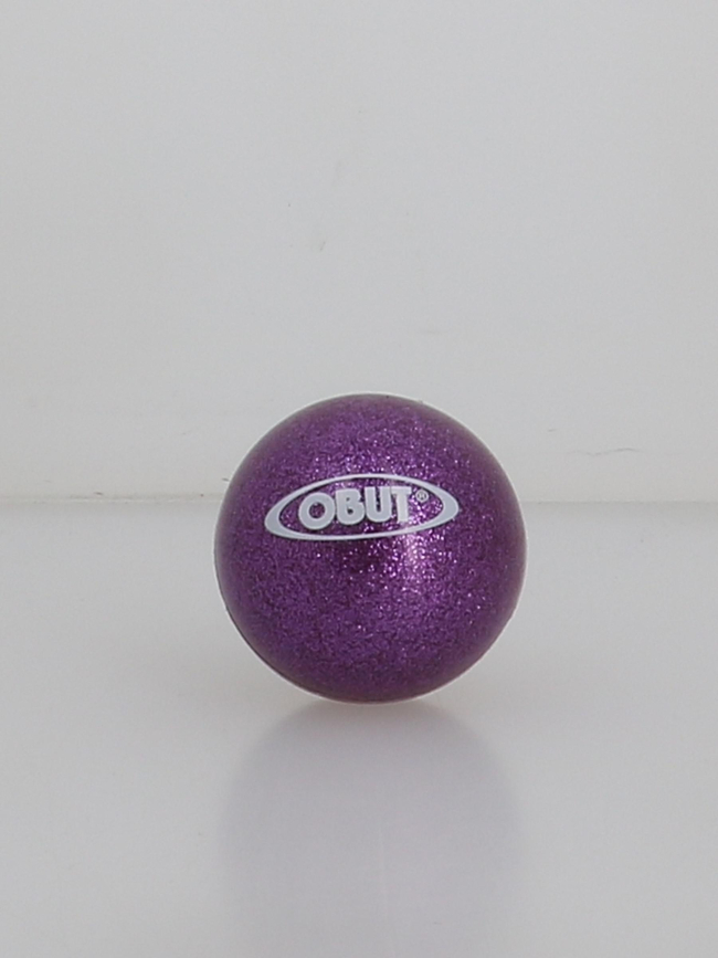 Boules de pétanques indoor outdoor 65mm violet pailleté enfant - Obut