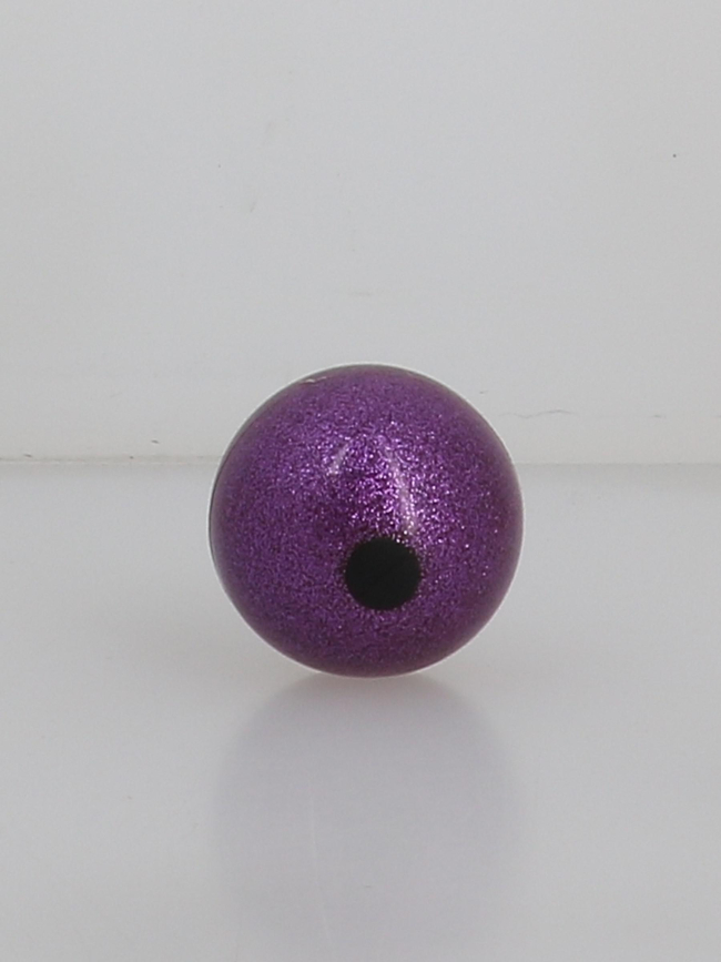 Boules de pétanques indoor outdoor 65mm violet pailleté enfant - Obut