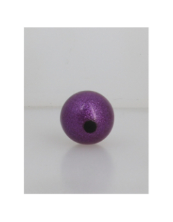 Boules de pétanques indoor outdoor 65mm violet pailleté enfant - Obut