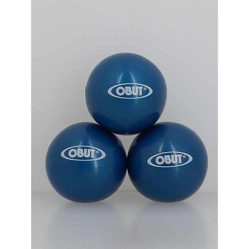 Boules de pétanque indoor outdoor 74mm bleu - Obut
