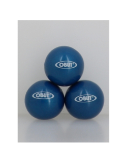 Boules de pétanque indoor outdoor 74mm bleu - Obut