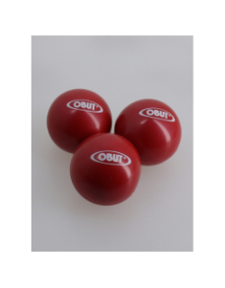 Boules de pétanque indoor outdoor 74mm rouge - Obut