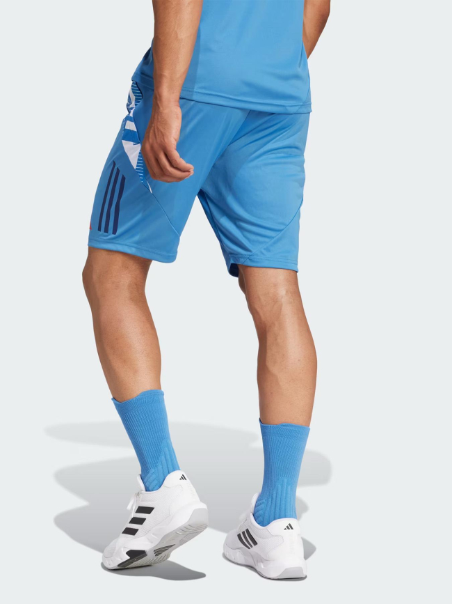 Short de sport france rugby bleu ciel homme - Adidas