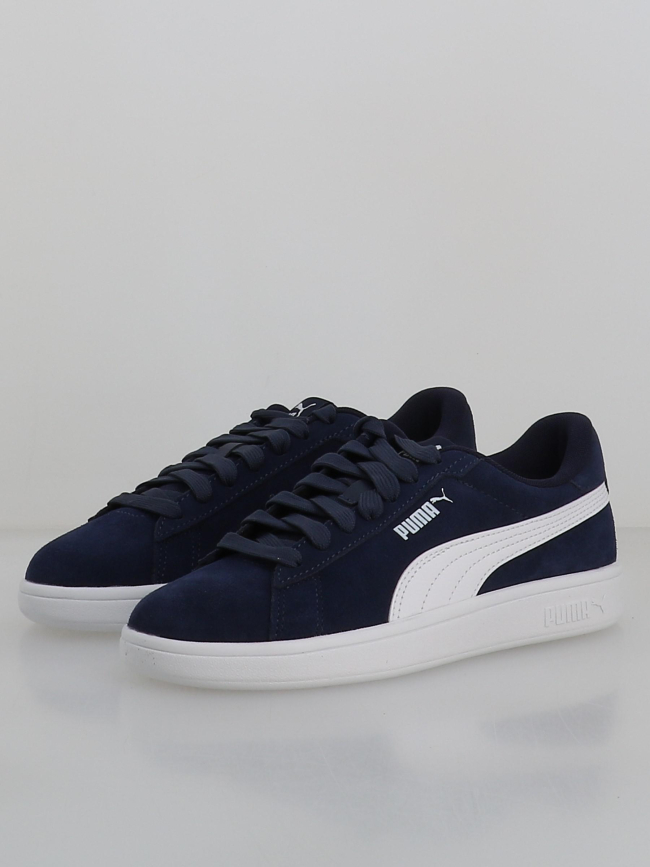 Baskets smash 3 jr bleu marine enfant - Puma