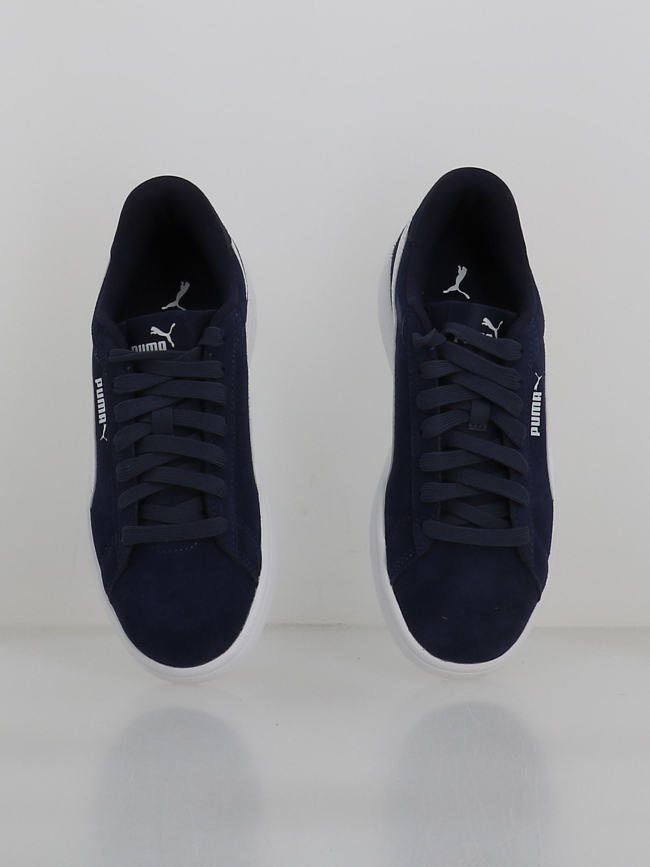 Baskets smash 3 jr bleu marine enfant - Puma