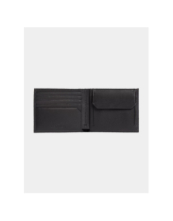 Portefuille 3 volets en cuir texturé noir homme - Calvin Klein