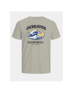 T-shirt waves beige homme - Jack & Jones