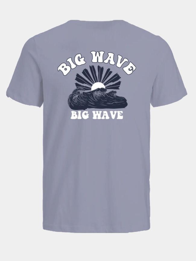 T-shirt waves violet homme - Jack & Jones