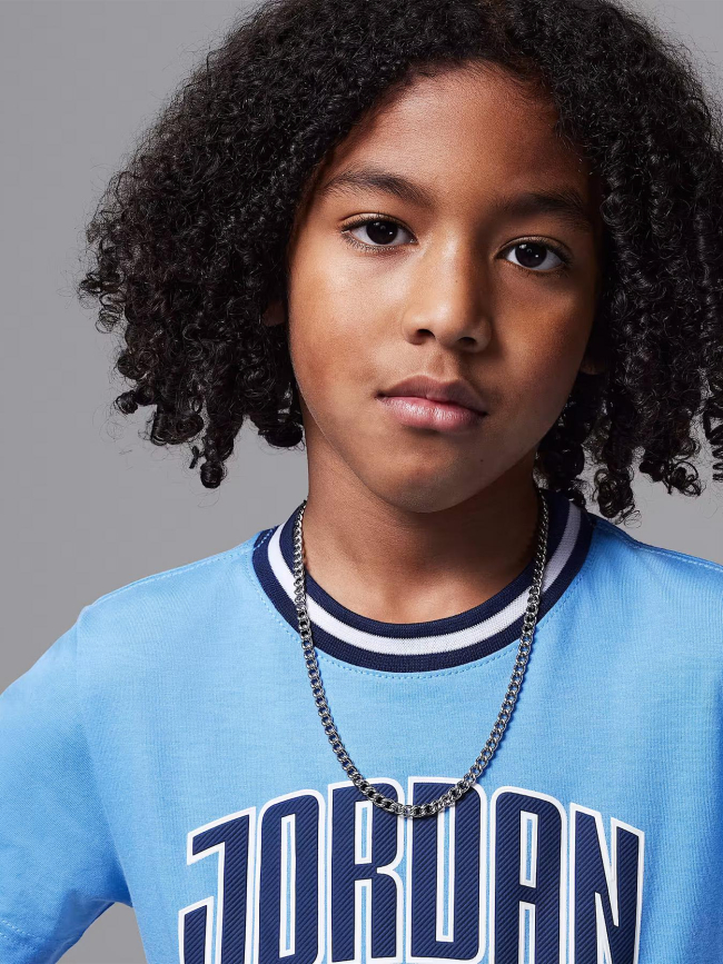 Ensemble t-shirt et short play off bleu bébé - Jordan