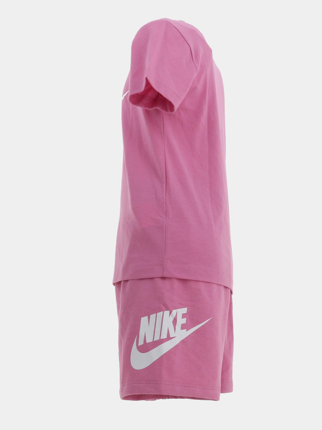 Ensemble t-shirt et short club rose bébé - Nike