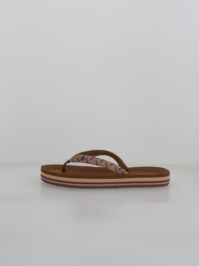 Tongs vacerolim marron femme - Oxbow