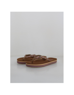 Tongs vacerolim marron femme - Oxbow