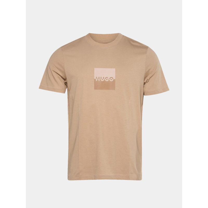 T-shirt duslit beige homme - Hugo