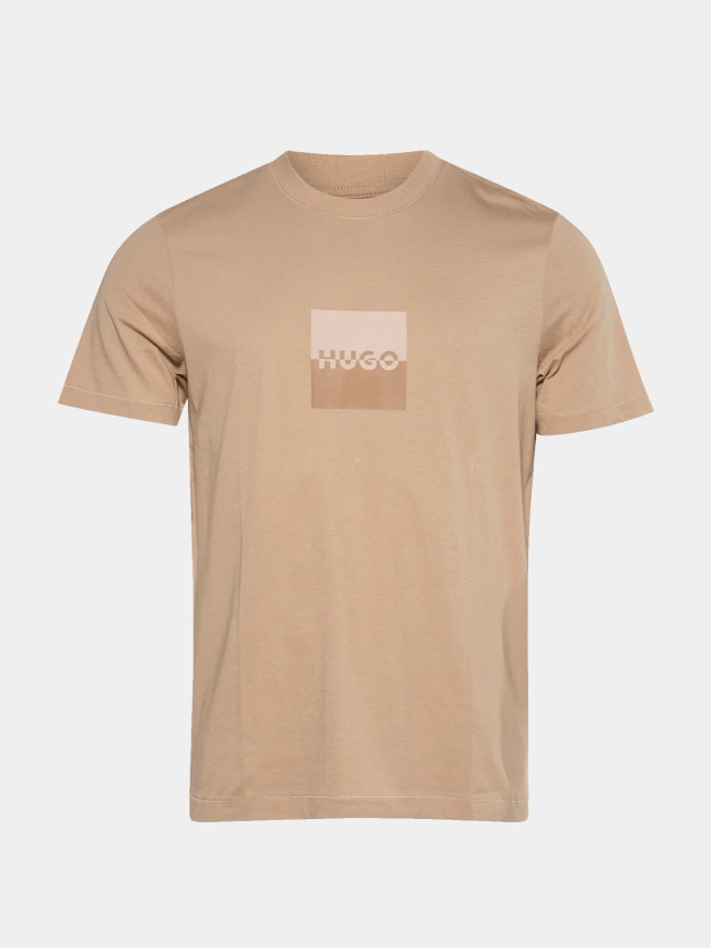 T-shirt duslit beige homme - Hugo