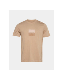 T-shirt duslit beige homme - Hugo