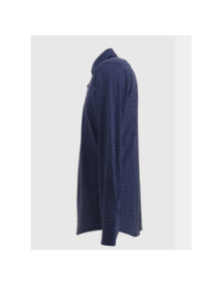 Chemise stretch à imprimé bleu marine homme - Hugo