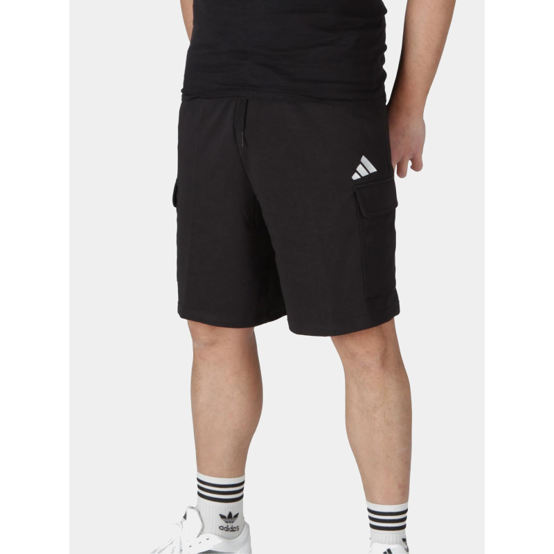 Short jogging cargo feel cozy noir homme - Adidas