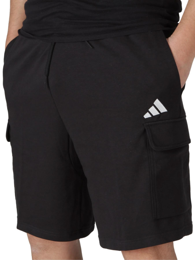 Short jogging cargo feel cozy noir homme - Adidas