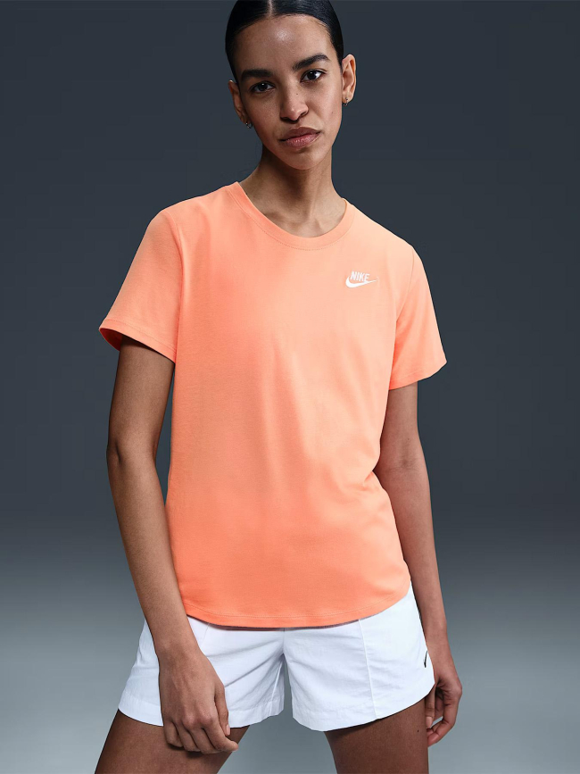 T-shirt nsw club apricot orange femme - Nike