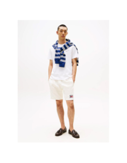 T-shirt logo hotel blanc homme - Tommy Hilfiger