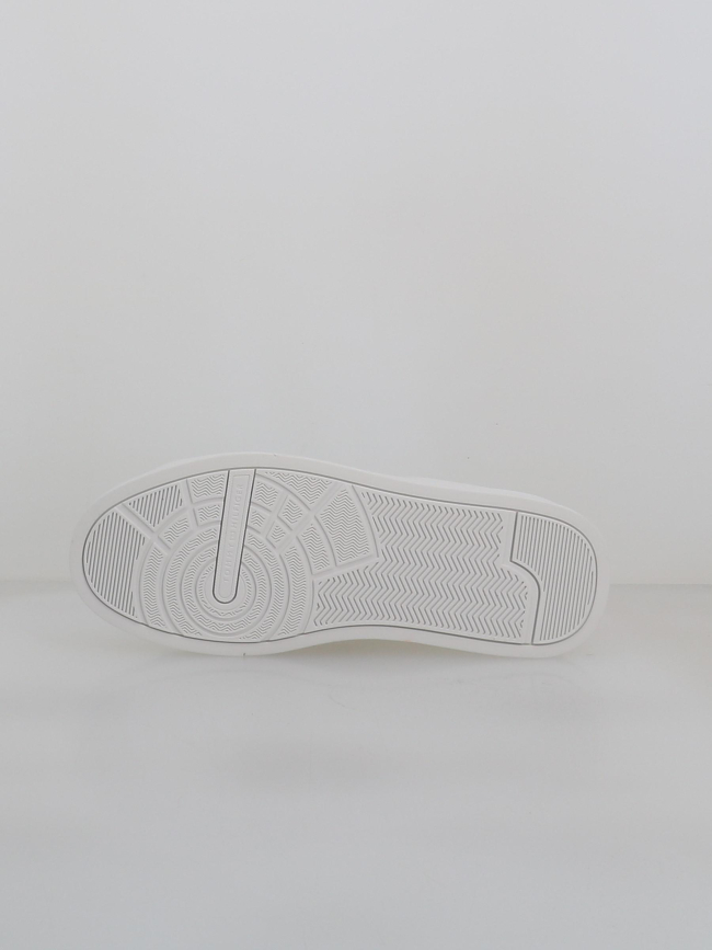 Baskets en cuir court detail blanc orange homme - Tommy Hilfiger