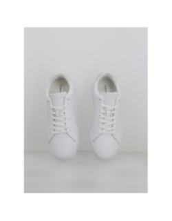 Baskets en cuir court detail blanc homme - Tommy Hilfiger