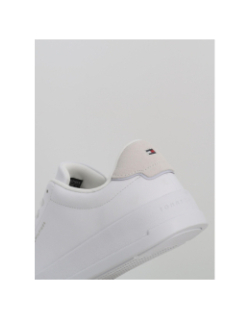 Baskets en cuir court detail blanc homme - Tommy Hilfiger